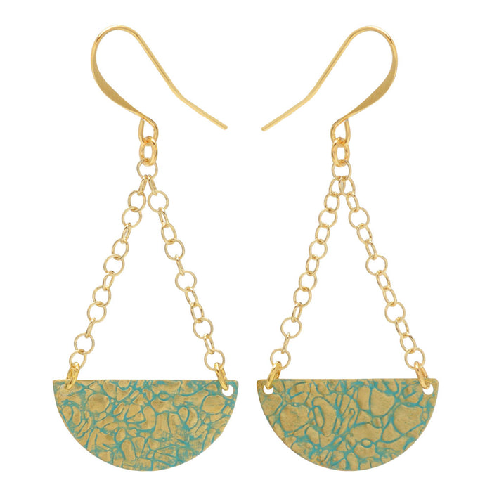 Retired - Ancient Verdigris Earrings