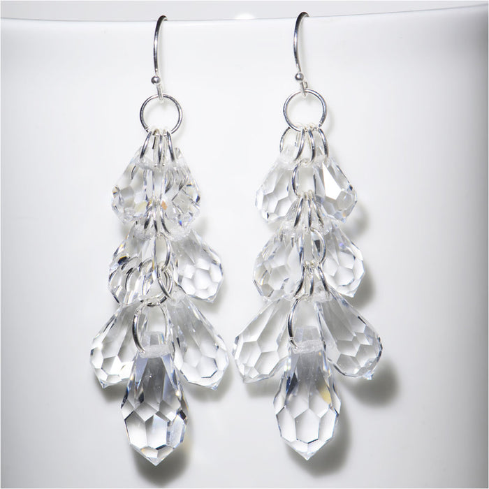 Crystal Waterfall Earrings