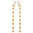 Falling Gemstone Earrings