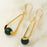 Malachite Drop Earrings