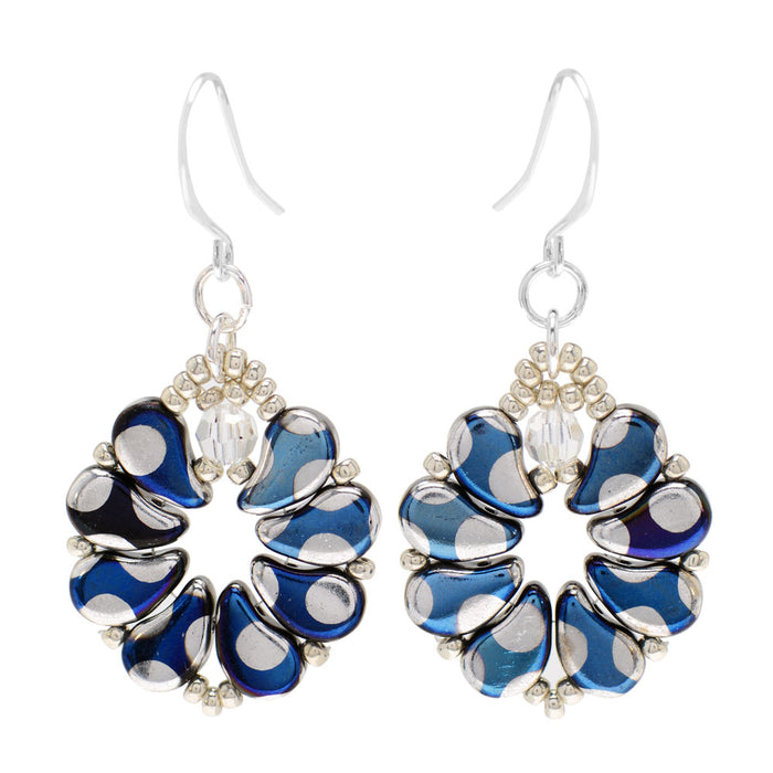 Piper Paisley Duo Earrings in Jet Moon