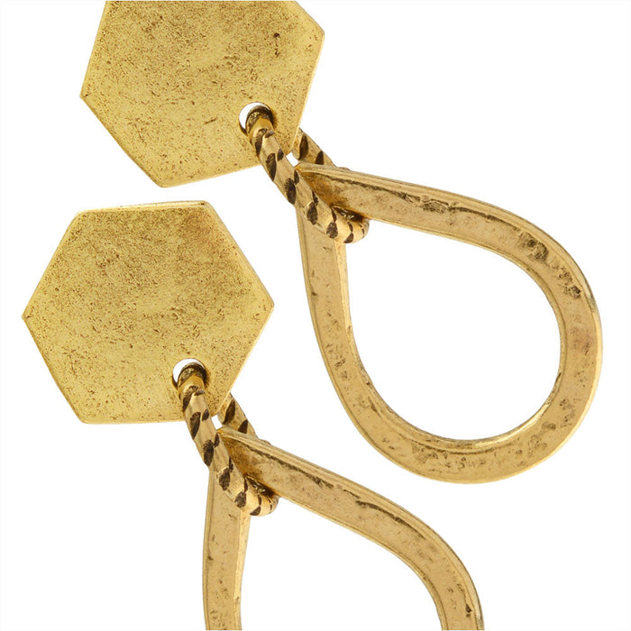 Honeycomb Drip Earrings