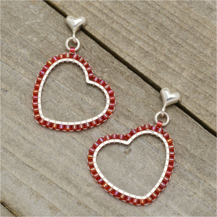 Retired - Be Still My Heart Earrings