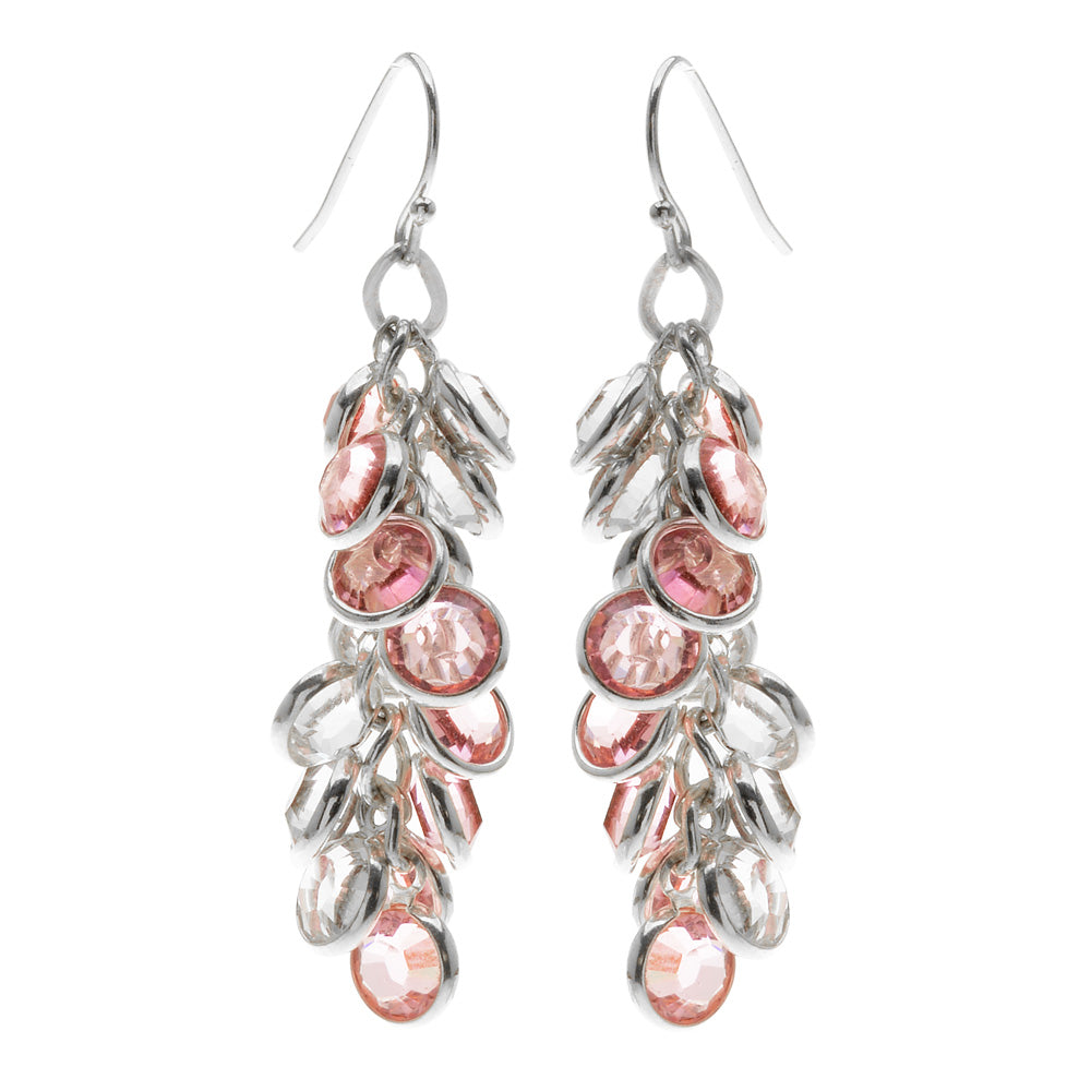 Retired - Light Rose Spiral Earrings