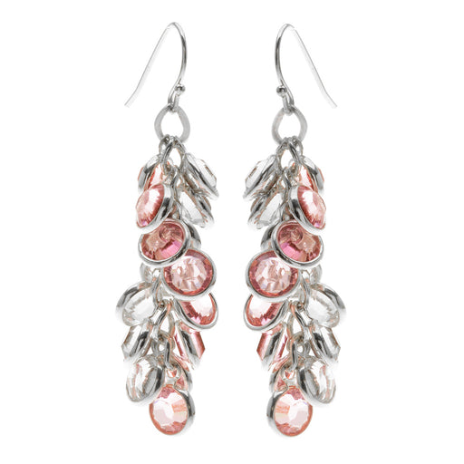 Retired - Light Rose Spiral Earrings
