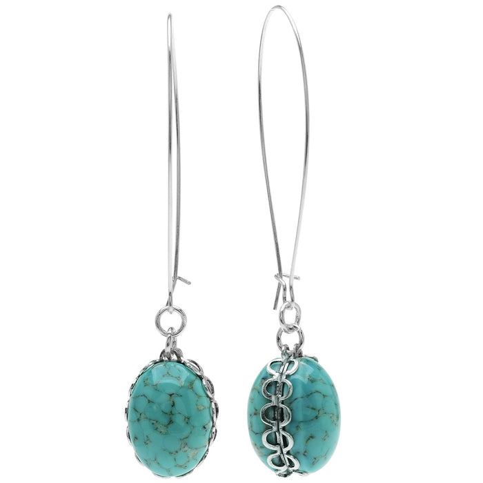 Retired - Turquoise Drops Earrings