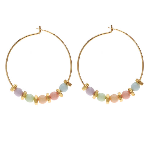 Retired - Petite Pastel Hoop Earrings