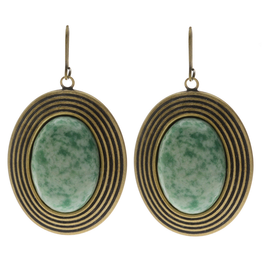 Retired - Boho Jade Earrings
