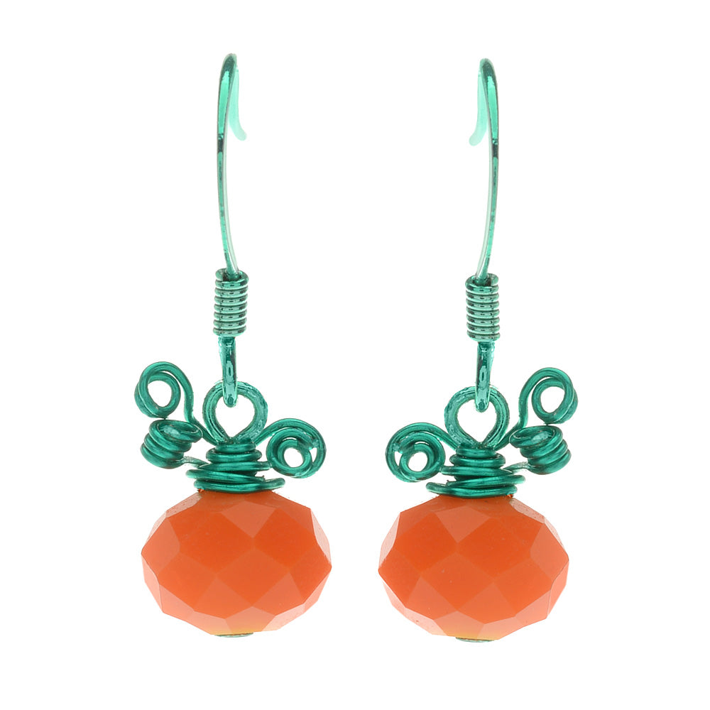 Retired - Petite Pumpkin Earrings
