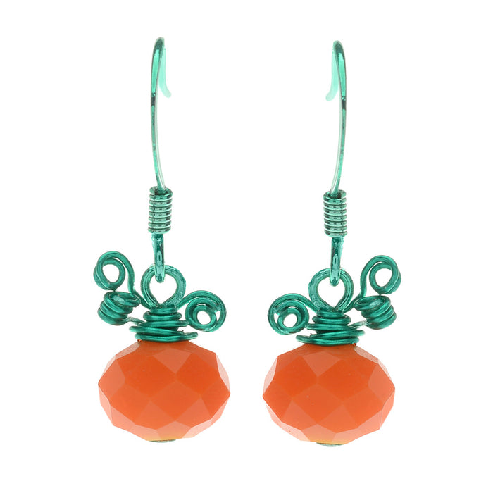 Retired - Petite Pumpkin Earrings