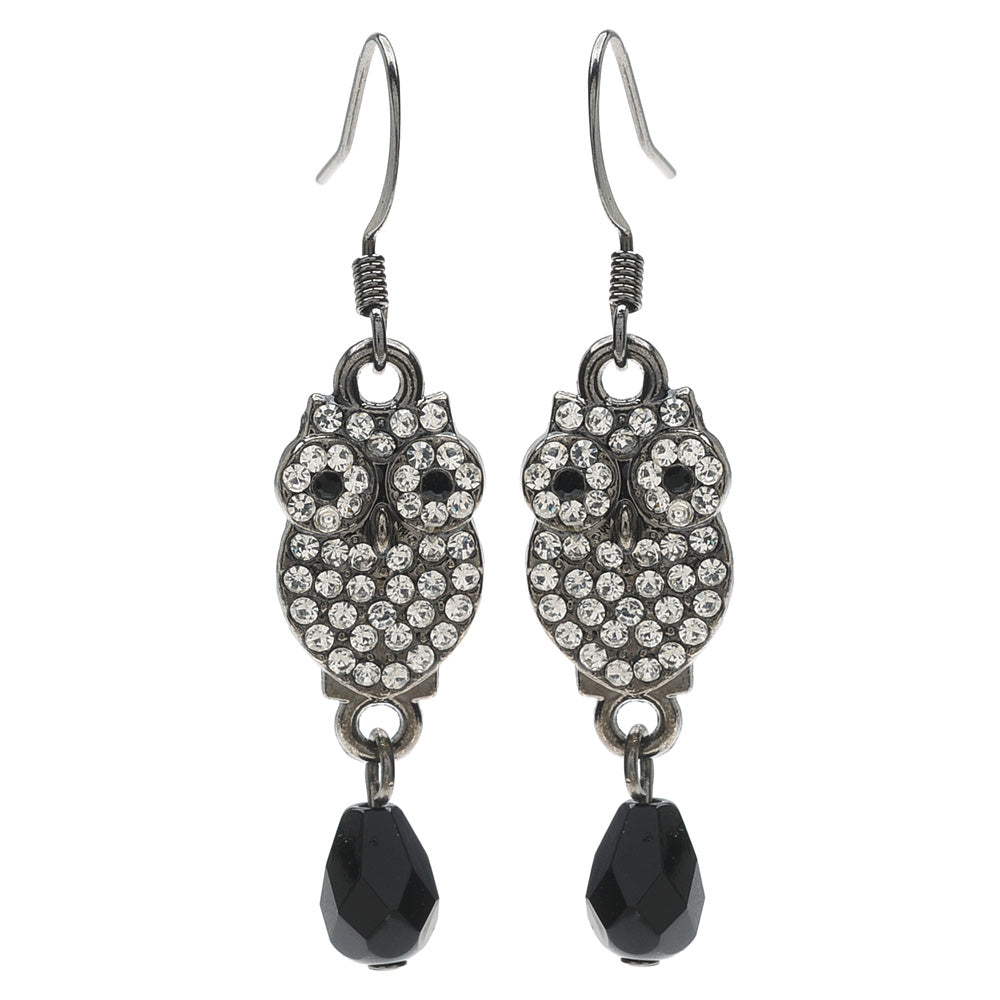 Retired - Sparkly Owl Earrings