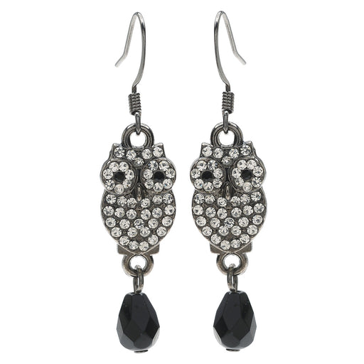 Retired - Sparkly Owl Earrings