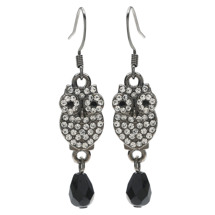 Retired - Sparkly Owl Earrings