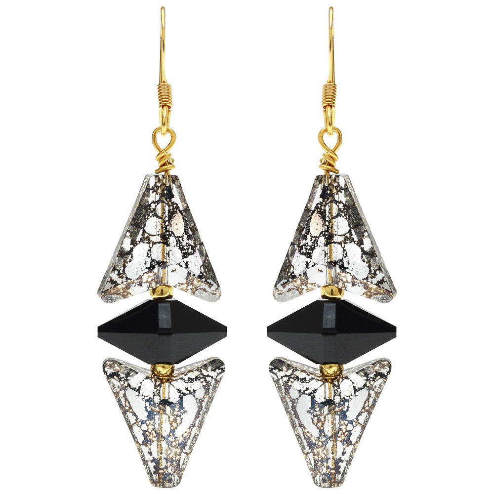 Retired - Dark Deco Earrings