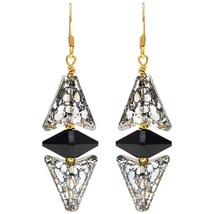 Retired - Dark Deco Earrings