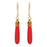 Retired - Crimson Drop Earrings