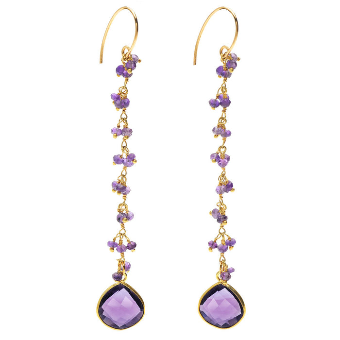 Retired -  Amethyst Haze Earrings