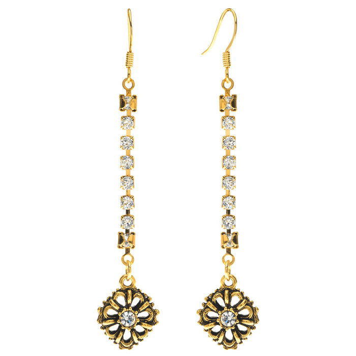 Retired - Deco Dahlia Earrings