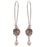 Not Just Grandma's Silk Teardrop Earrings (Reboot)