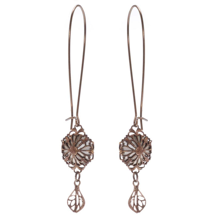 Not Just Grandma's Silk Teardrop Earrings (Reboot)