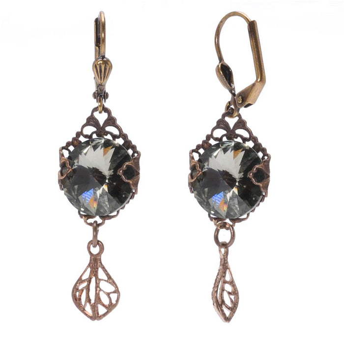 Retired - Grandma's Black Diamond Earrings