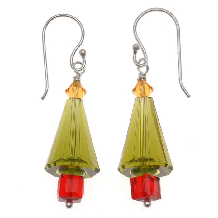 Retired - Pennsylvania Avenue Christmas Tree Earrings