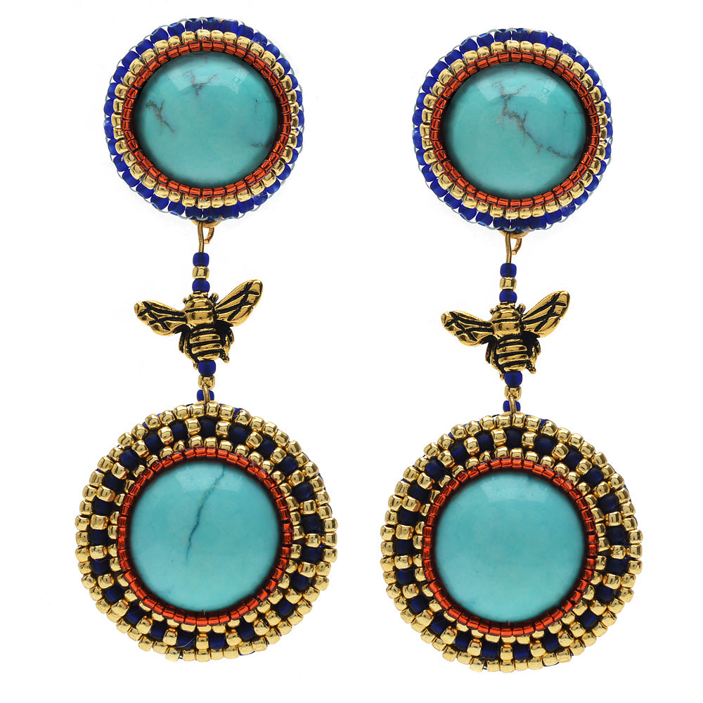 Retired - Boho Bee Earrings