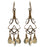 Retired - Crystal Bronze Shade Etruscan Earrings