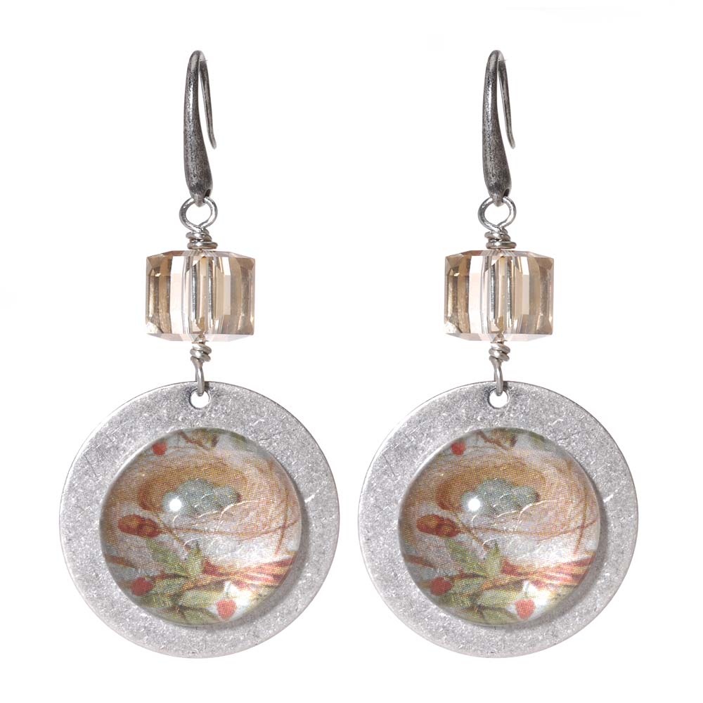 Retired - Modern Bird's Nest Earrings