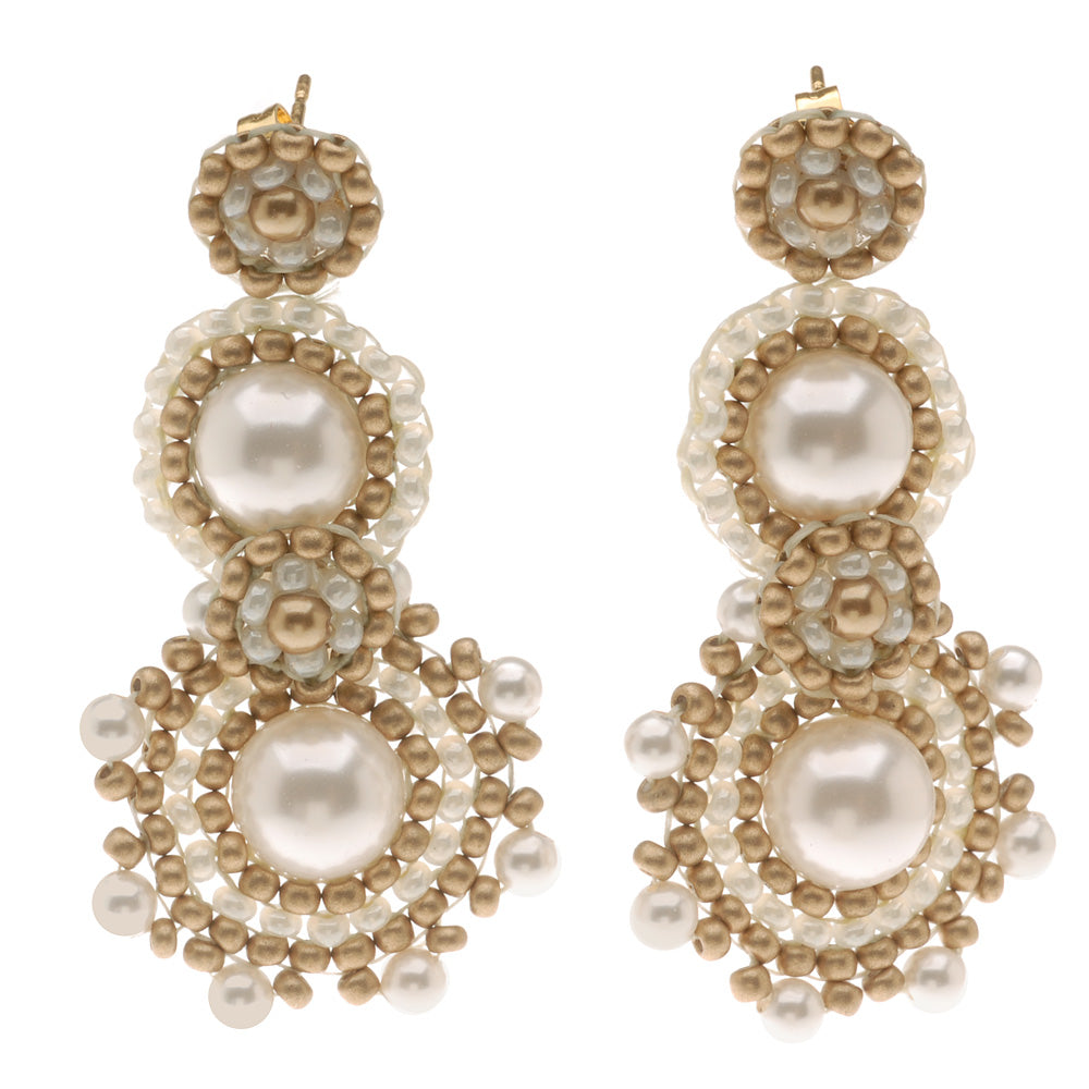Retired - Grace Kelly Woven Earrings