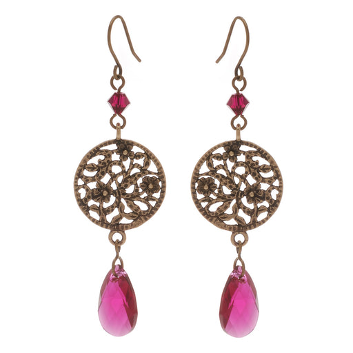 Retired - English Rose Earrings