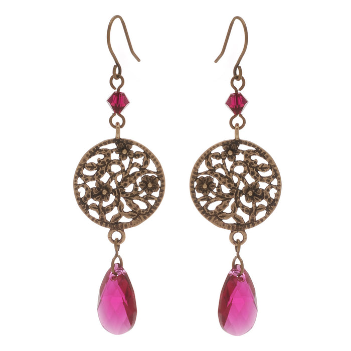 Retired - English Rose Earrings