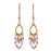 Retired - Gilded Amethyst Earrings