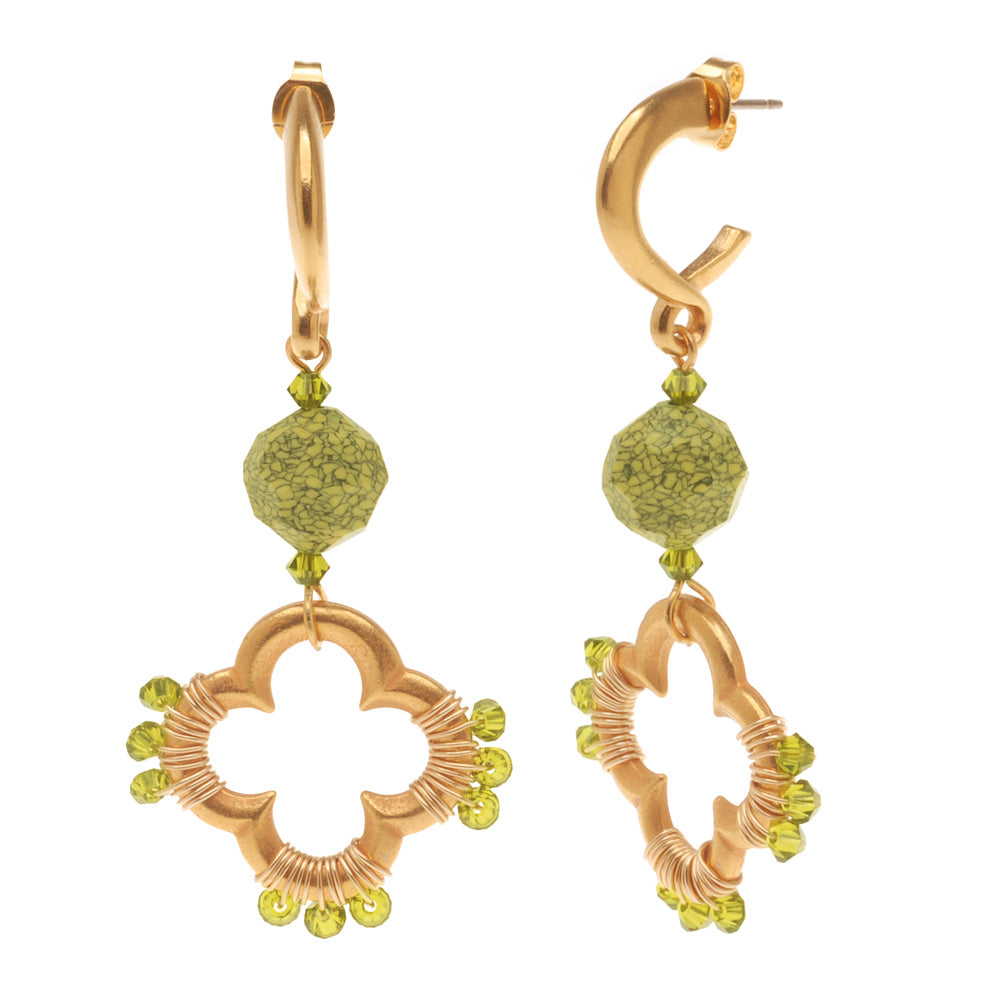 Retired - Contempo Quatrefoil Earrings