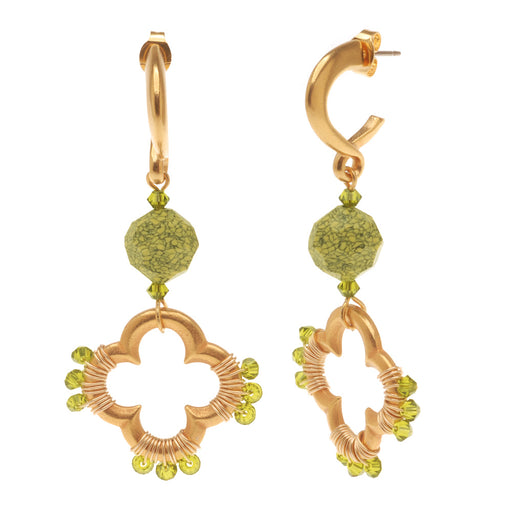 Retired - Contempo Quatrefoil Earrings