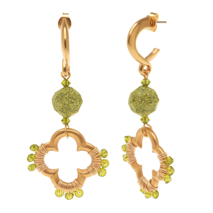 Retired - Contempo Quatrefoil Earrings
