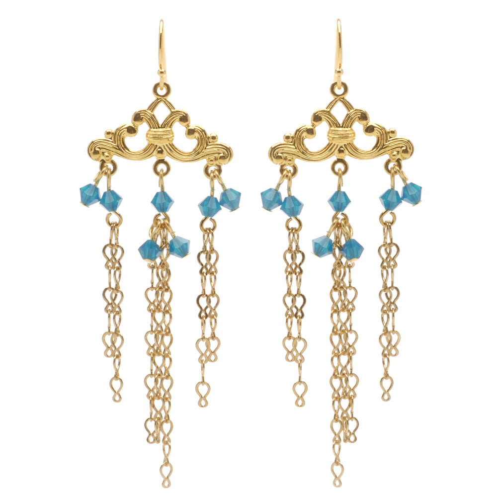 Retired - Athena Earrings in Gold