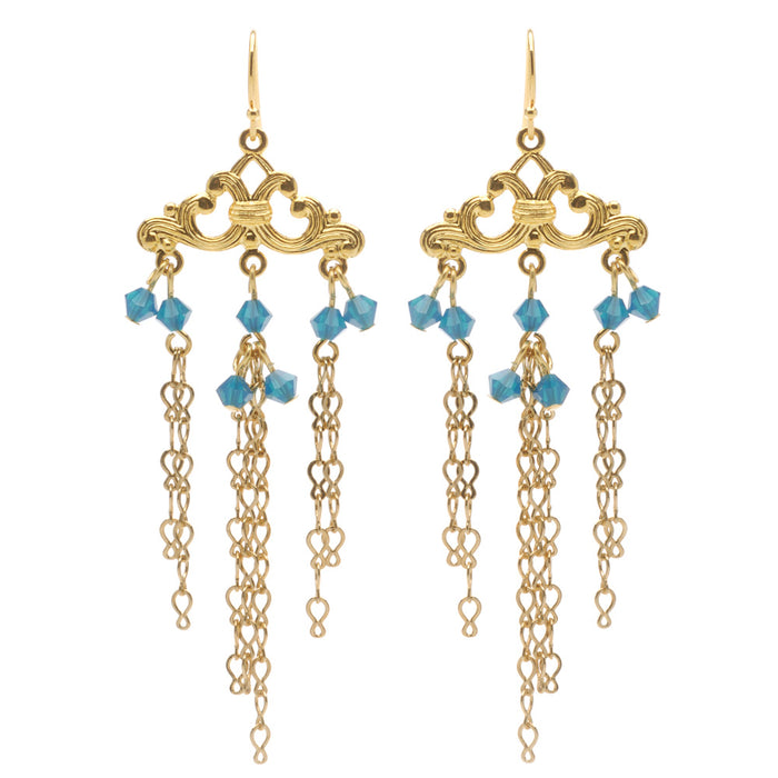 Retired - Athena Earrings in Gold