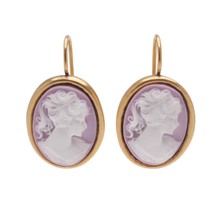 Retired - Forever Mine Cameo Earrings