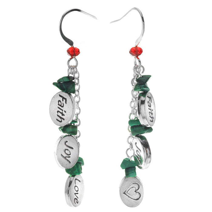 Retired - Faith, Joy, Love Earrings