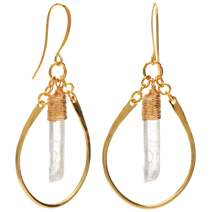 Retired - Crystal Point Earrings
