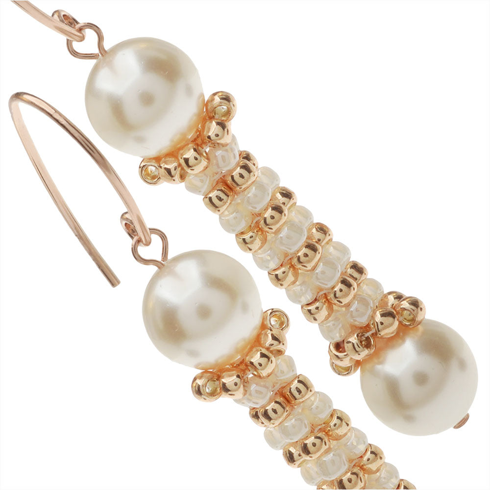 Creamrose Bride Earrings