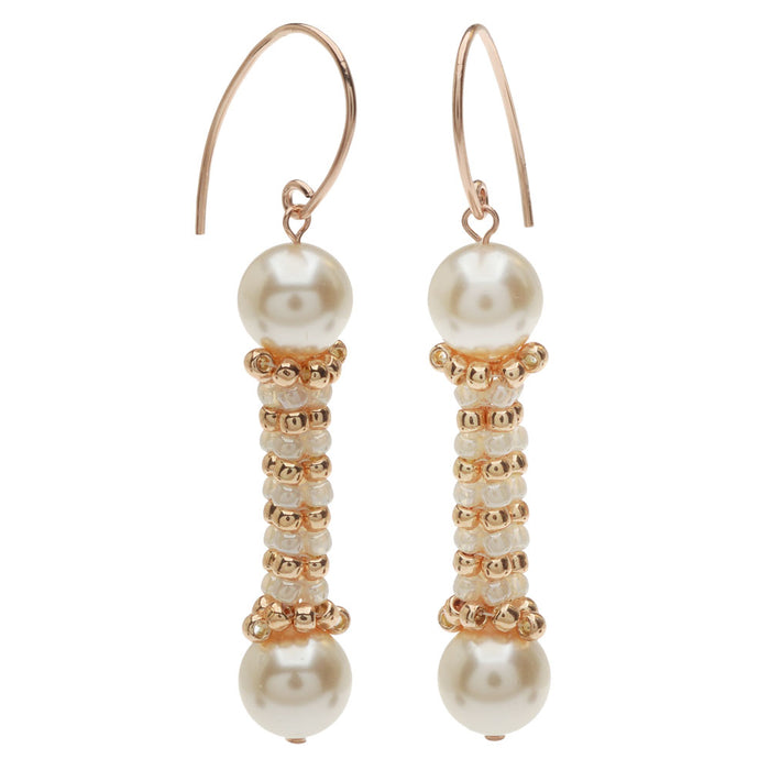 Creamrose Bride Earrings