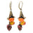 Retired - Fall Harvest Cornucopia Earrings