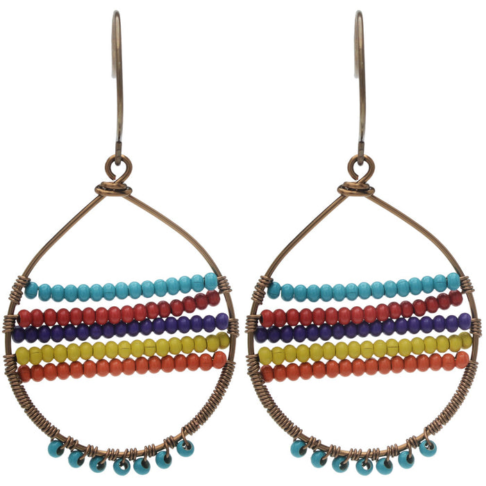 Retired - Boho Rainbow Earrings
