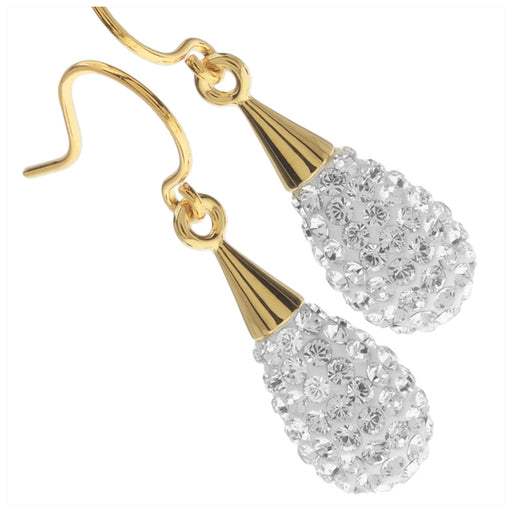 Retired - Pave Drop Earrings