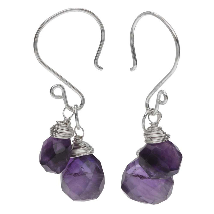 Retired - Drops of Violet Earrings