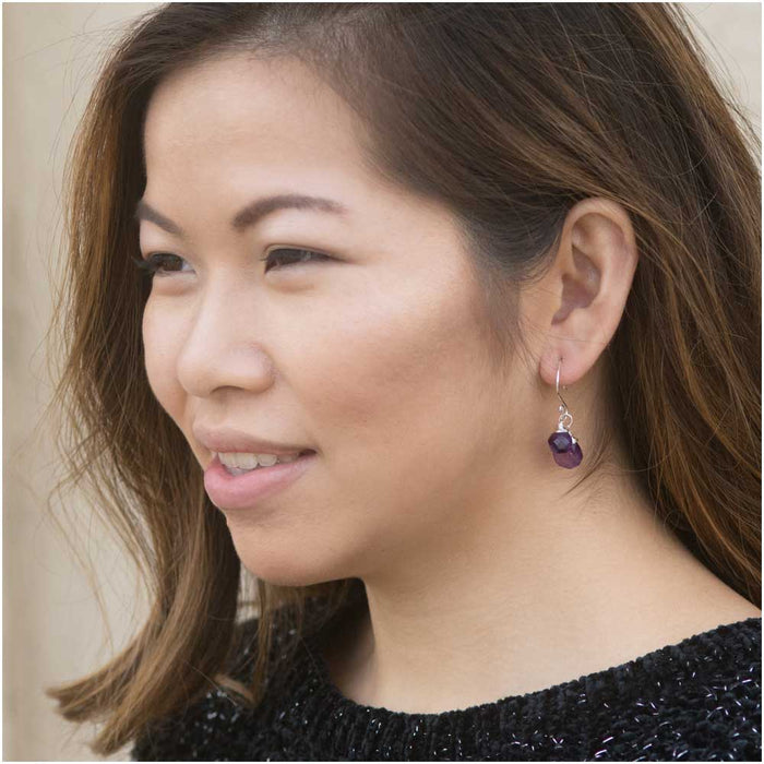 Retired - Drops of Violet Earrings