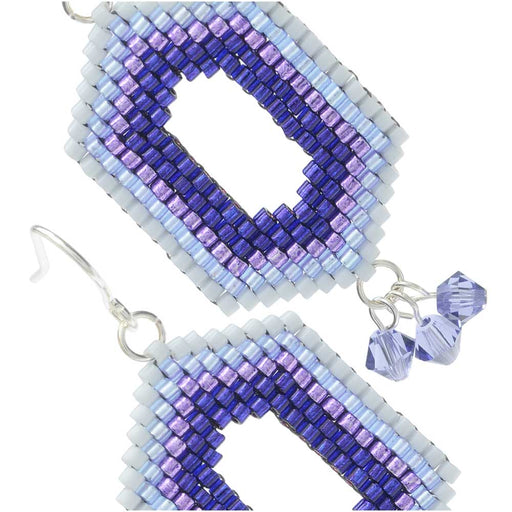 Ombre Window Earrings in Ultra Violet