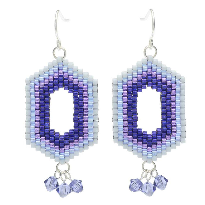 Ombre Window Earrings in Ultra Violet
